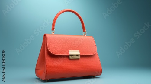 Fashion female bag isolated 3D render style 