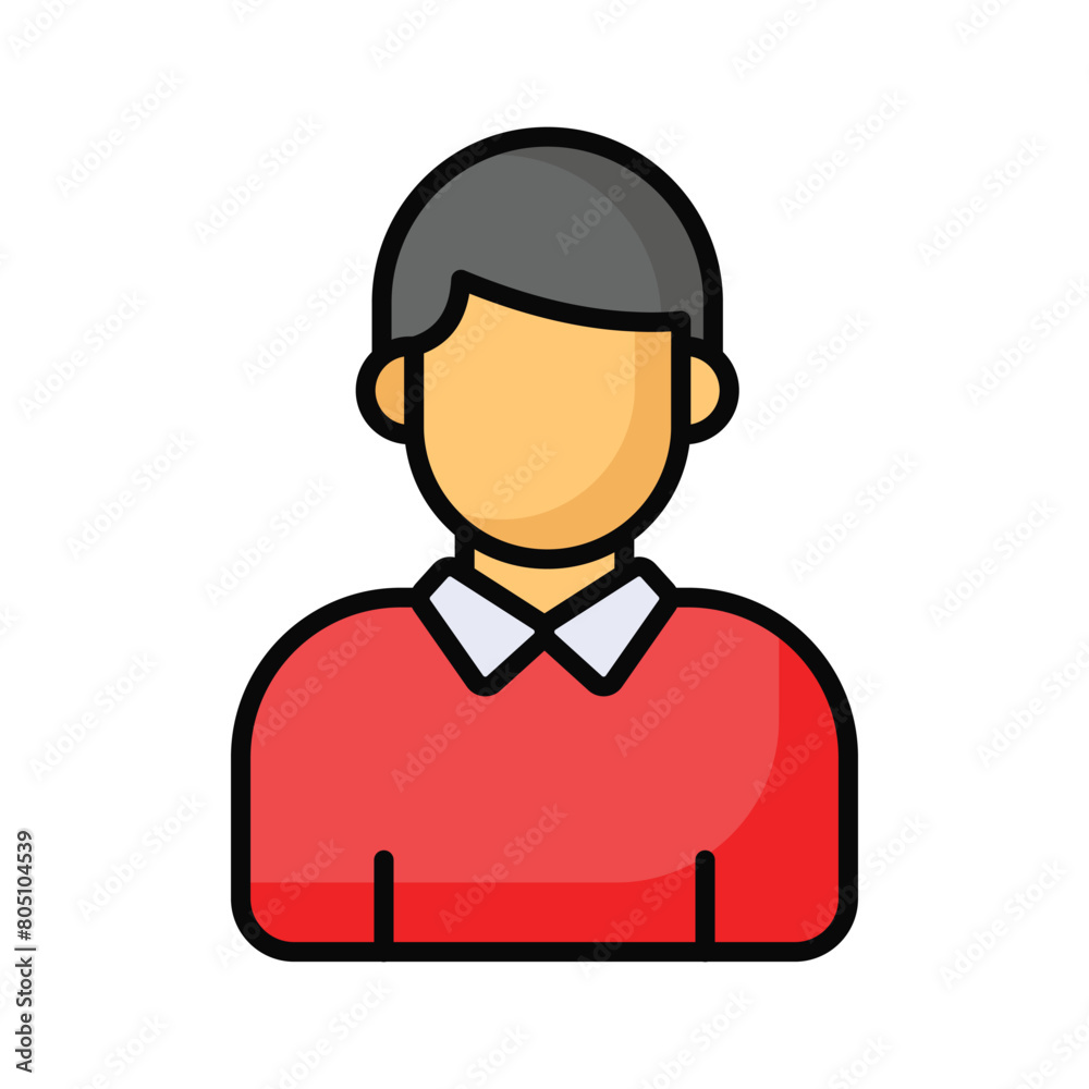 An amazing icon of voter avatar in editable design style An amazing icon of voter avatar in editable design style