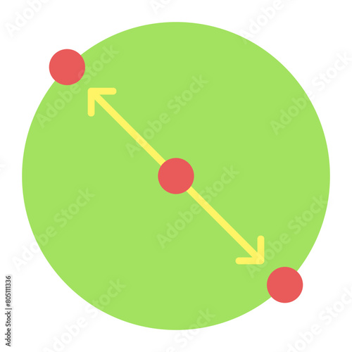 Diameter Icon