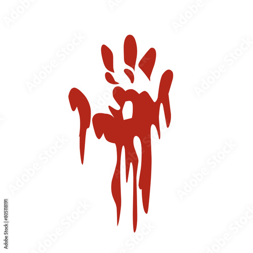 Blood drip splatter illustration