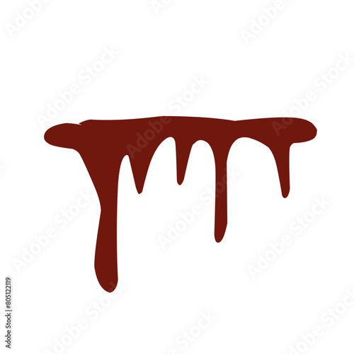 Dripping blood Vector illustration