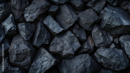 black rocks close-up, texture, pattern or background photo