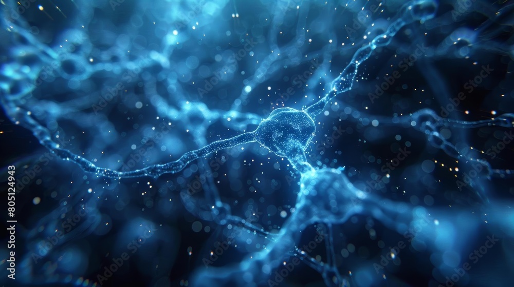 A beautiful and intricate 3D neuron A beautiful and intricate 3D neuron