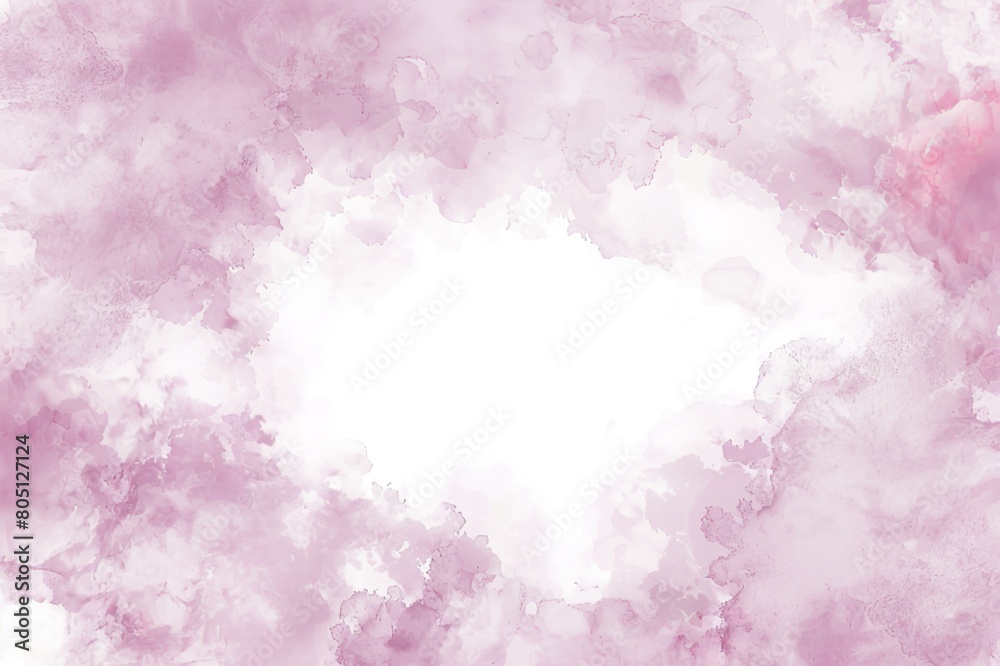 Soft Pastel Pink Clouds Watercolor Background Soft Pastel Pink Clouds Watercolor Background