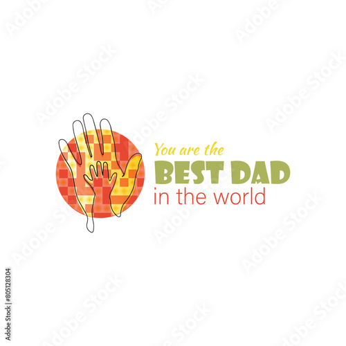 father vector art tshirt design