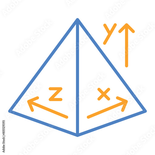 Coordinate Axis Icon