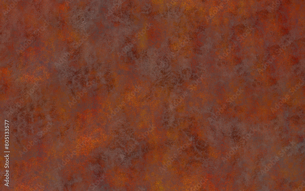 Aged metal showing signs of oxidation and corrosion.