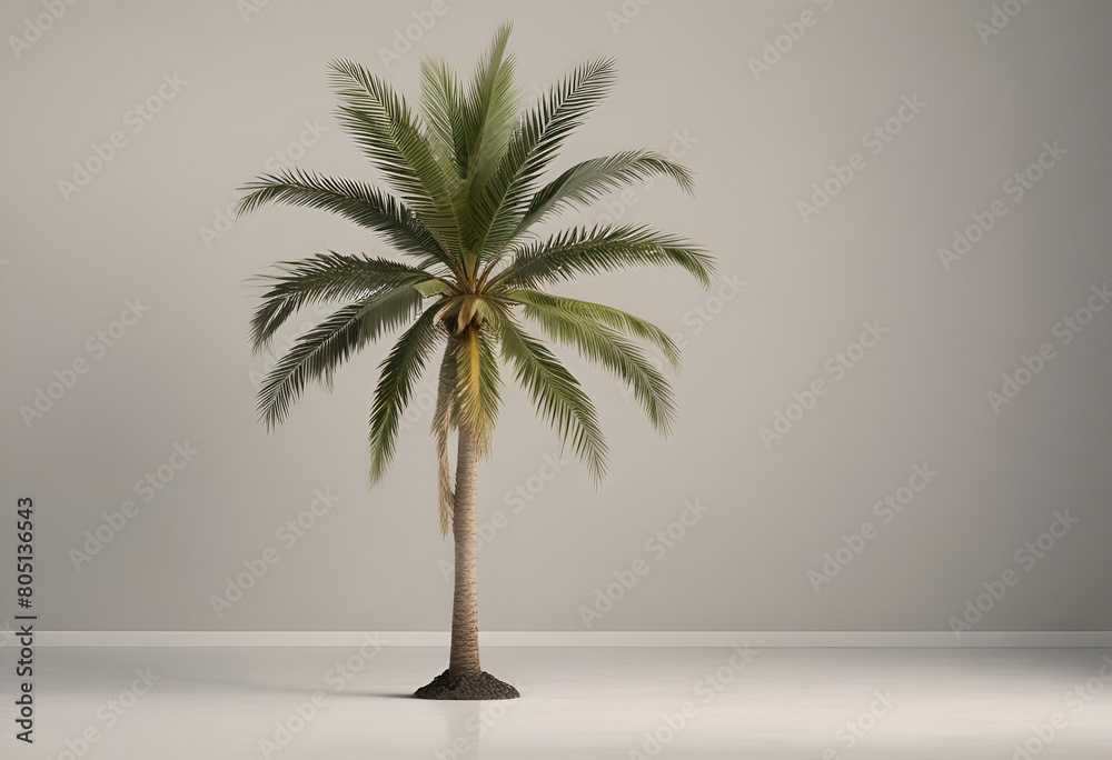 palm tree on minimal background palm tree on minimal background