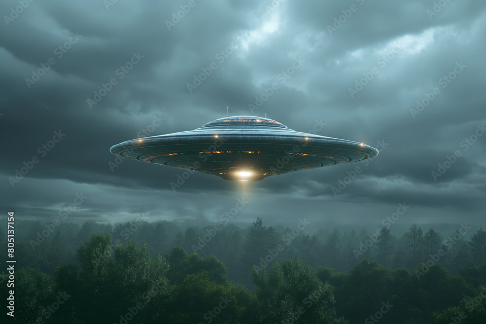 World UFO Day, Unidentified object flies in the sky