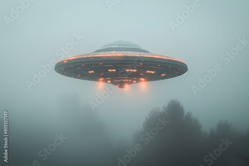 World UFO Day, Unidentified object flies in the sky
