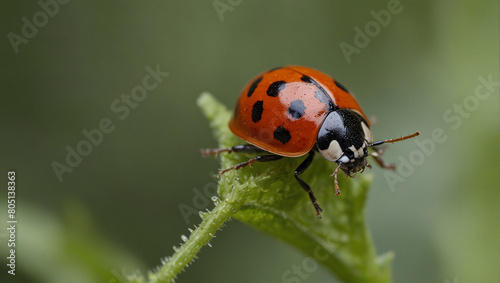 ladybug on a leaf © Bibi