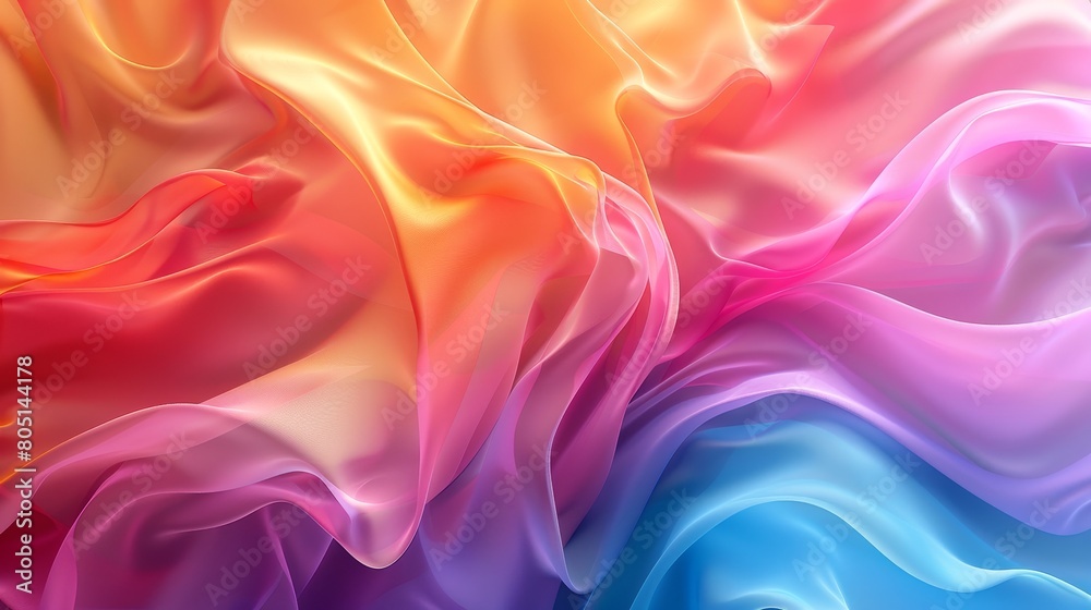 Abstract Backgrounds Blend of Colors: 3D copy space background with a blend of abstract colors