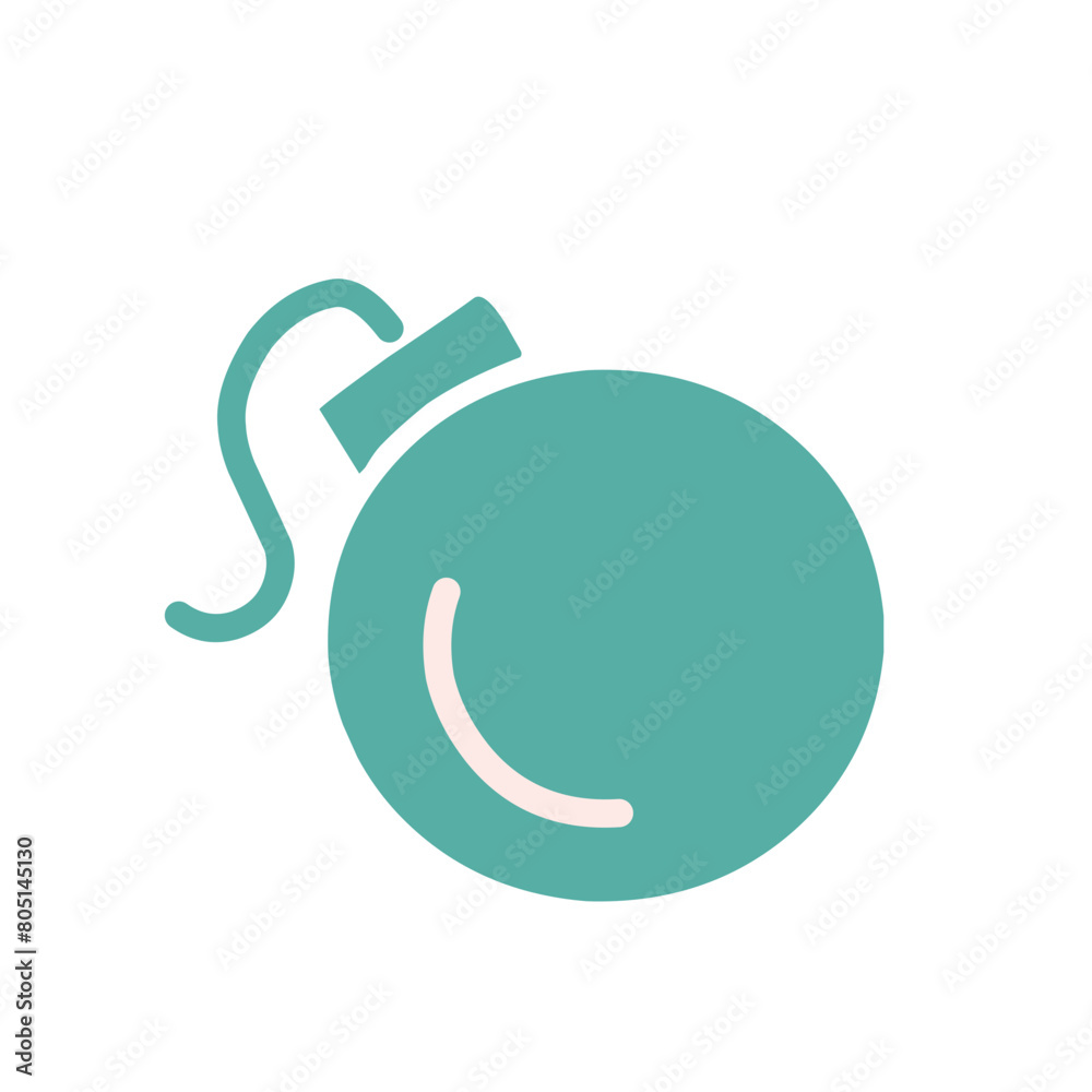 Bomb icon vector illustration Bomb icon vector illustration