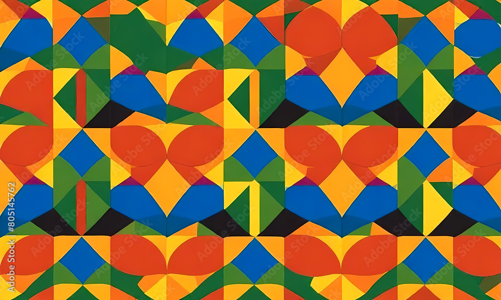 Fototapeta premium Abstract pattern background with various colors