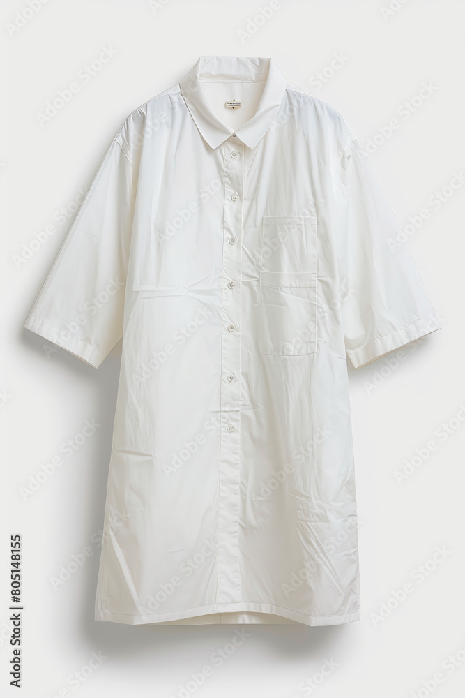 White loose-fitting clothes are presented in the environment. Clothes made of natural fabric. Mocap White loose-fitting clothes are presented in the environment. Clothes made of natural fabric. Mocap