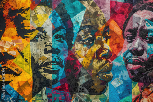 Tapestry of Juneteenth: Street Art Mural