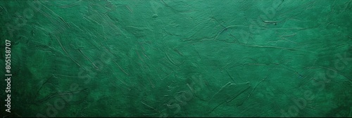 Green Background Dark. Green Gradient Texture on Textured Paper Surface