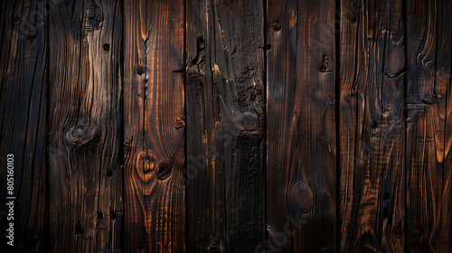 Texture dark wood background.