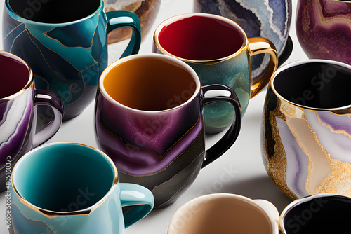 Ethereal Geode Magic Crafting Enchanting Coffee Mugs photo