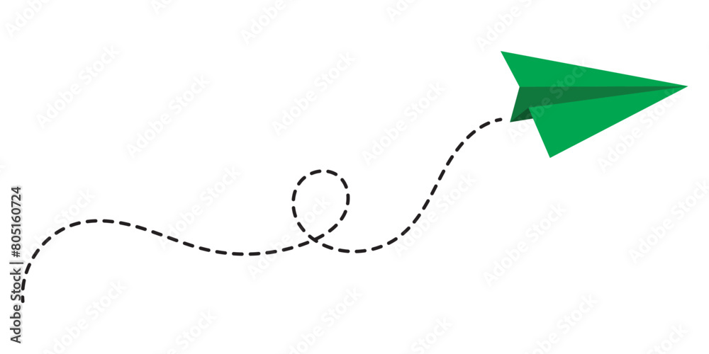 Paper plane with dotted line, Origami paper airplane, Travel symbol, vector illustration. Isolated. Outline. Hand drawn doodle airplane. Black linear paper plane icon eps 10 Paper plane with dotted line, Origami paper airplane, Travel symbol, vector illustration. Isolated. Outline. Hand drawn doodle airplane. Black linear paper plane icon eps 10