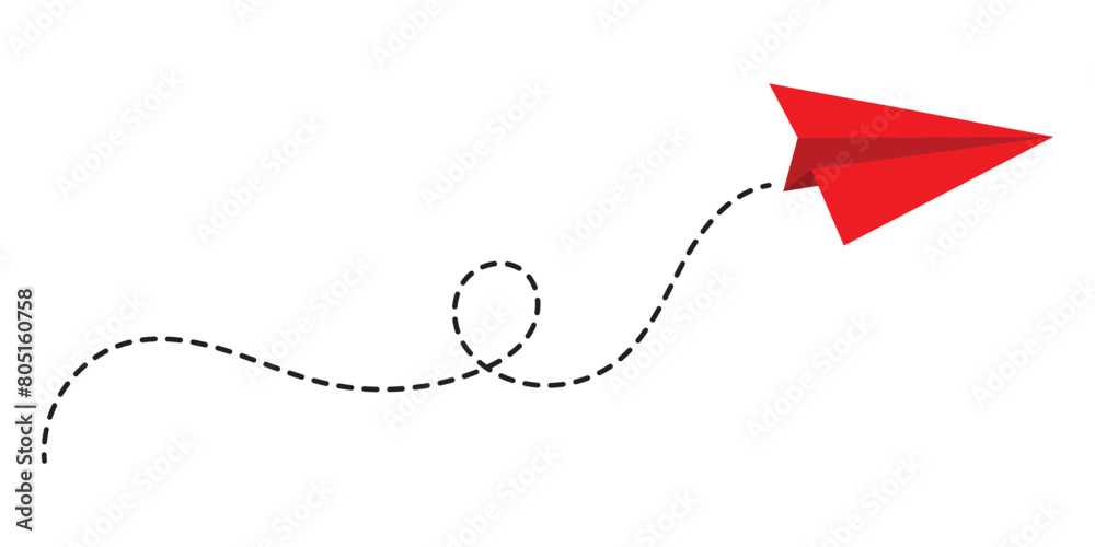Paper plane with dotted line, Origami paper airplane, Travel symbol, vector illustration. Isolated. Outline. Hand drawn doodle airplane. Black linear paper plane icon eps 10 Paper plane with dotted line, Origami paper airplane, Travel symbol, vector illustration. Isolated. Outline. Hand drawn doodle airplane. Black linear paper plane icon eps 10