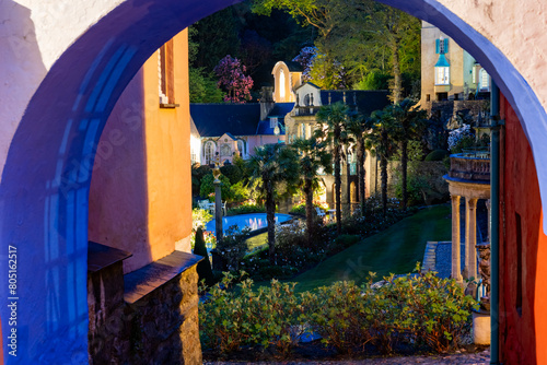 Views around the Welsh Village of portmerion