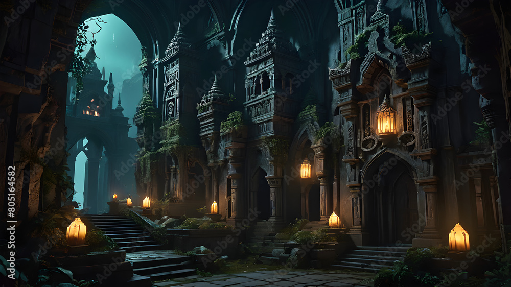 Dive into the Underdark Subtle Painting of Menzoberranzan's Mystical Realm Dive into the Underdark Subtle Painting of Menzoberranzan's Mystical Realm