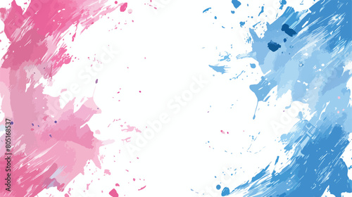 Modern vertical backdrop decorated with pink and blue