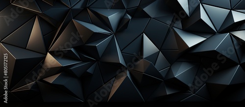 chaotic pyramids. Futuristic background with polygonal shapes