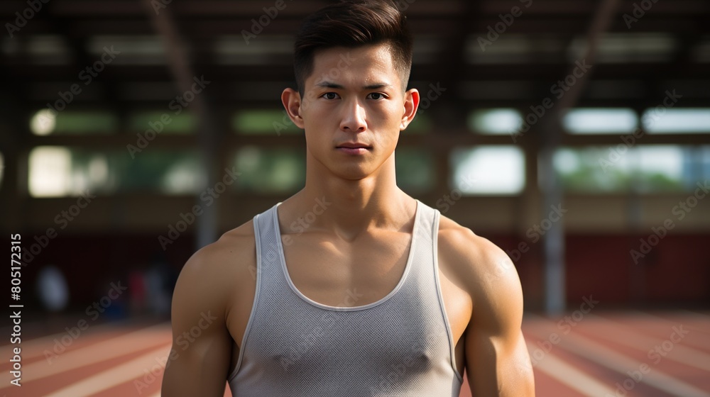 athletic young man