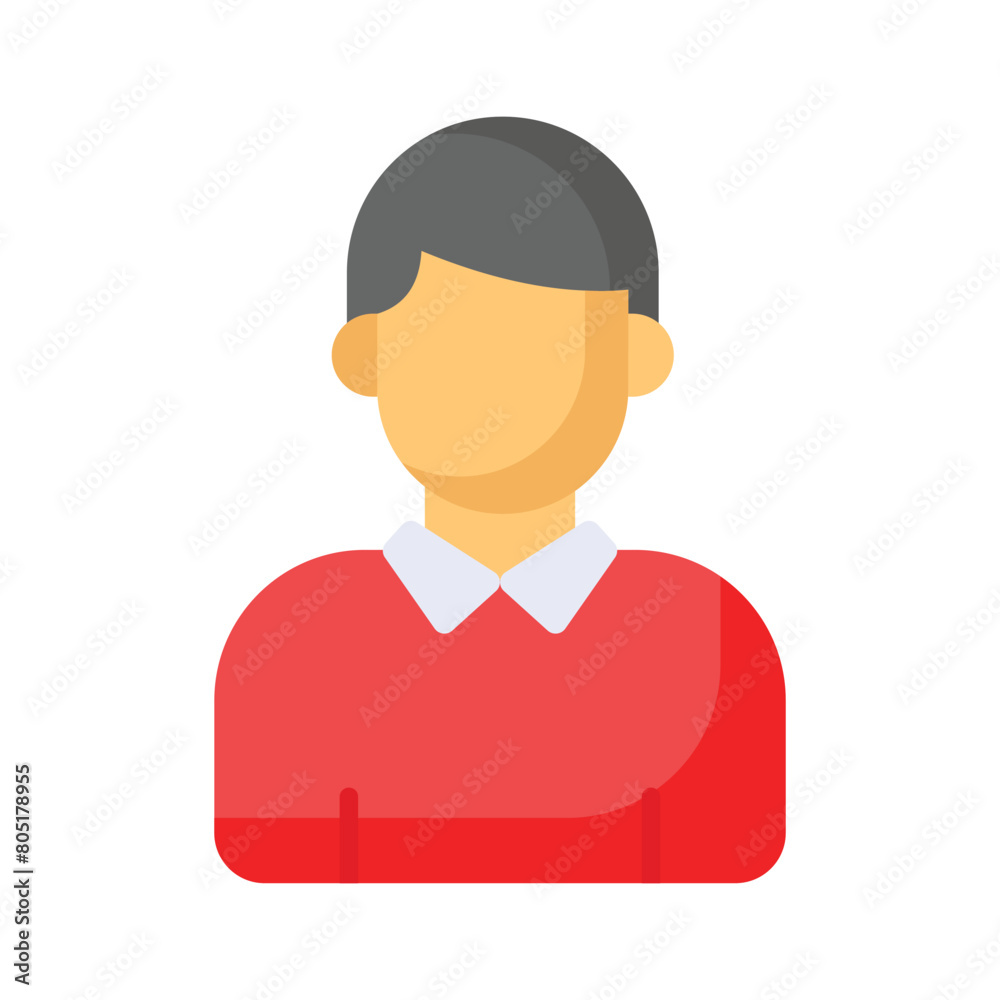 An amazing icon of voter avatar in editable design style An amazing icon of voter avatar in editable design style