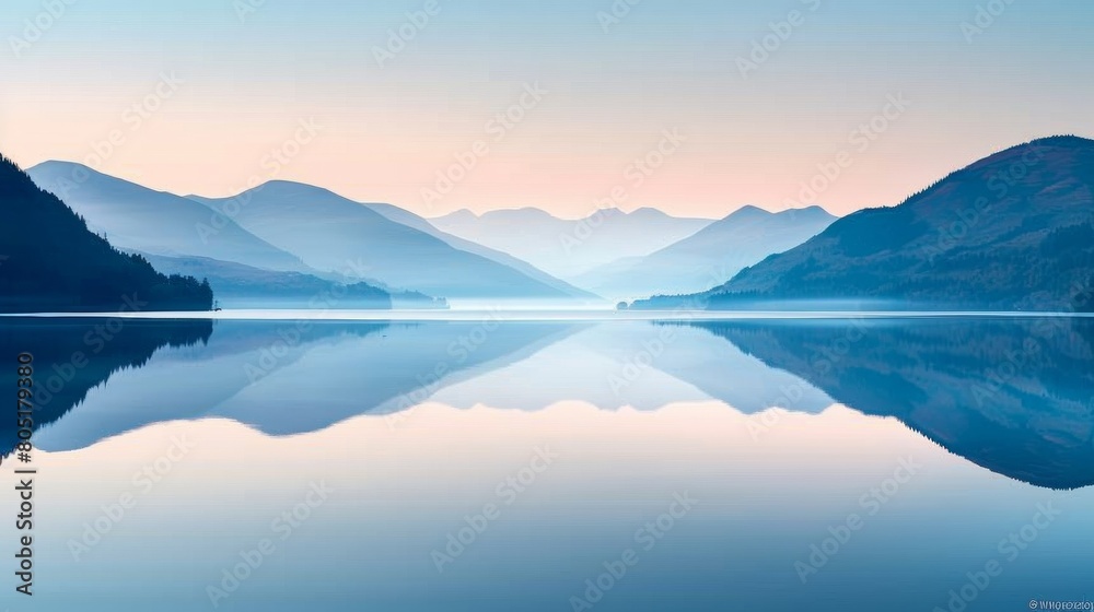 Twilight Serenity by the Lake: Reflections of Tranquility for Anxiety Awareness Month