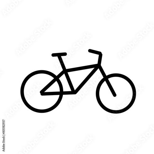 Bicycle Related Line Icon