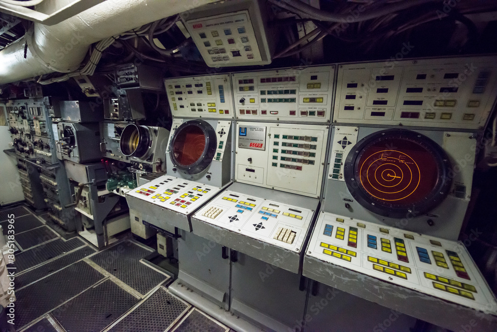 custom made wallpaper toronto digitalNavigation Instrument Inside a Submarine.