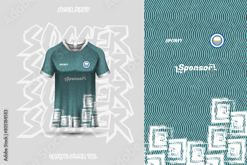 Football jersey design template, suitable for jersey design, background, poster.