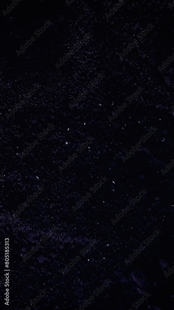Closer view of bright stars in the sky at night