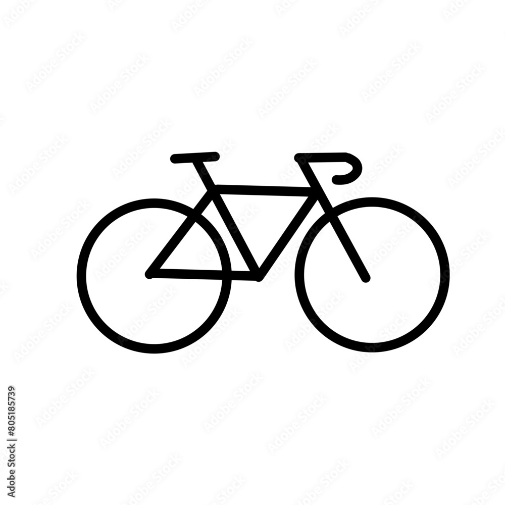 bicycle icon vector 