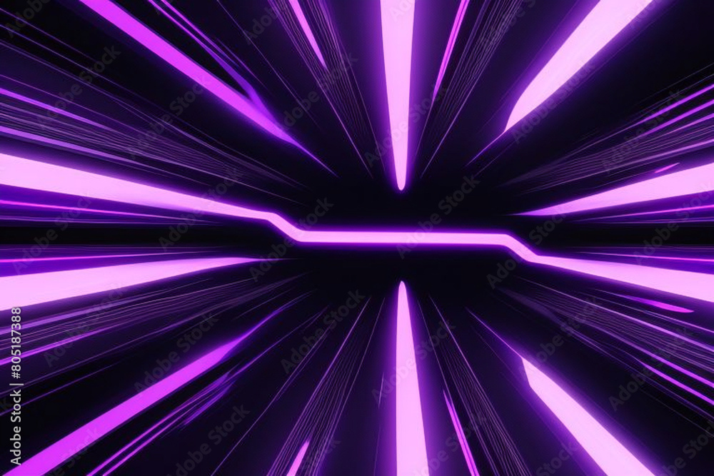 black purple abstract background with wavy lines and curves in the center of the image, with a black background and a purple background with a white border.	