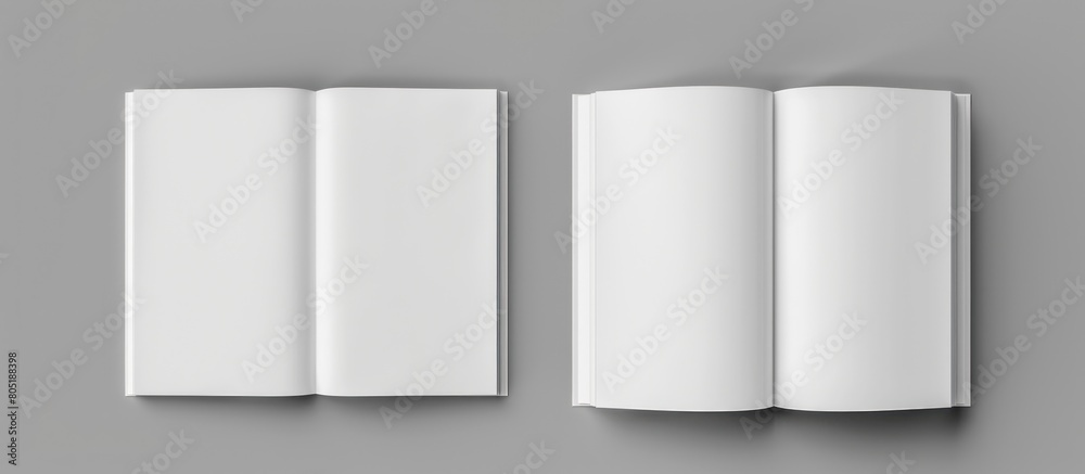 blank white open book mockup blank white open book mockup