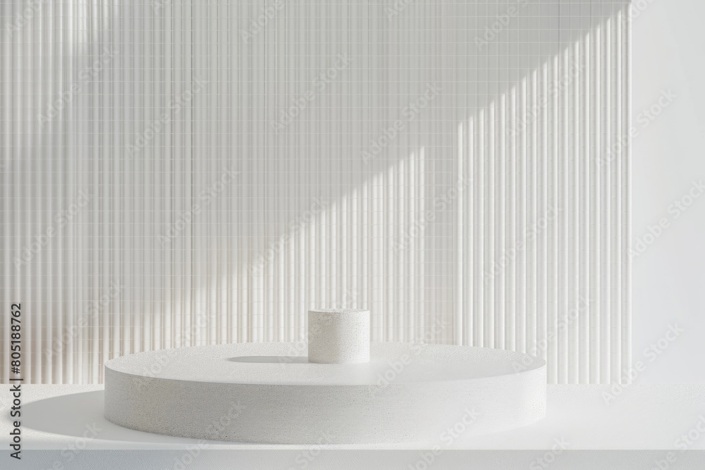 A simple white table with two candles. Perfect for home decor or restaurant ambiance A simple white table with two candles. Perfect for home decor or restaurant ambiance