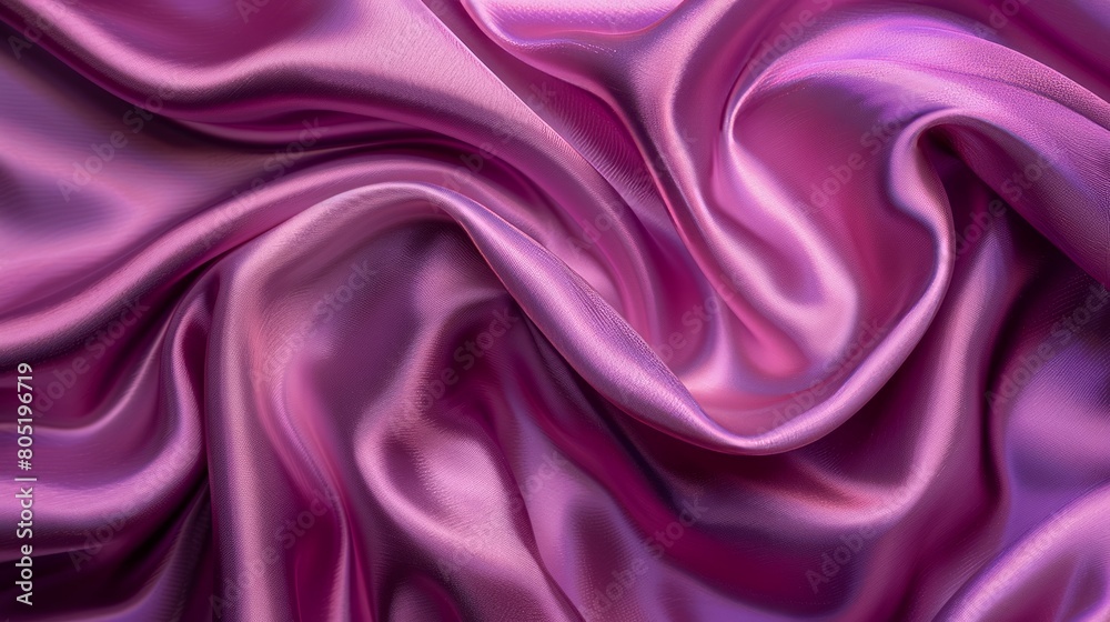 Fototapeta premium A backdrop of opulence unfolds with luxurious silk fabric, boasting a smooth texture and captivating sheen