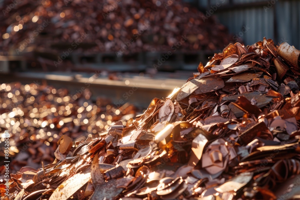 A pile of coins sitting on top of a pile of leaves. Suitable for finance and nature concepts A pile of coins sitting on top of a pile of leaves. Suitable for finance and nature concepts