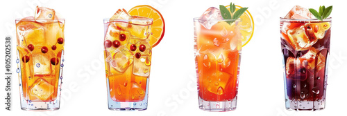 Iced Beverage, Refreshing cold drink, Summer quench