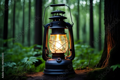 vintage oil lantern lamp © RORON