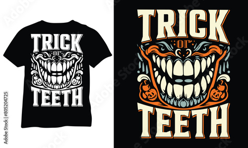 Trick Or Teeth Shirt Halloween Dentist Shirt Spooky Dental Toddler Halloween Shirt 