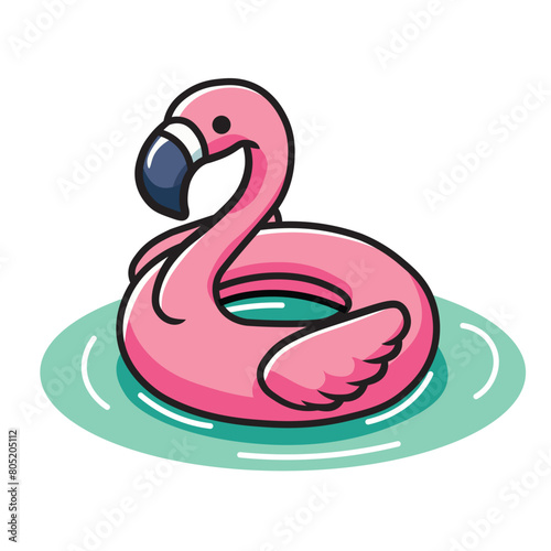  graphic, design, Vector, illustration, icon, cartoon, Flamingo, Float, Pool, Fun, Tropical, Summer, Beach, Pink, Bird, Relax, Water, Sun, Vacation, Leisure, Joy, Happiness, Bright, Sunny, Happy, Holi