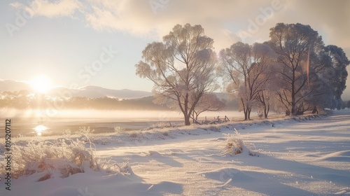 Can include winter landscape if shot in the southern hemisphere 