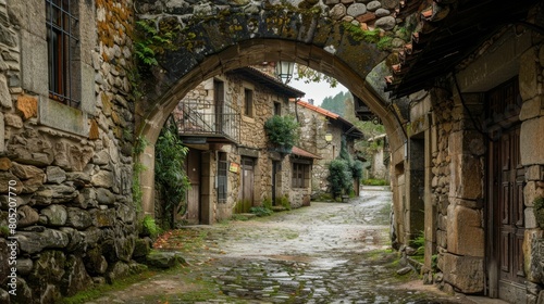 Interior and exterior of unique architecture 