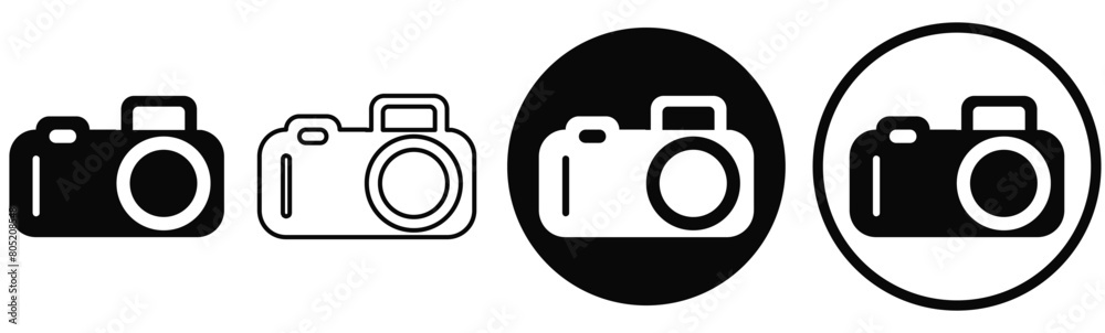 Camera icon set. photo camera icon. camera photography icon.Photo camera in flat style. vector illustration. Camera icon set. photo camera icon. camera photography icon.Photo camera in flat style. vector illustration.