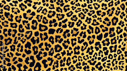 ヒョウ柄のテクスチャー背景素材